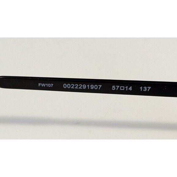 Fossil Men's Black Oval Metal Sunglasses FW107 BRAND NEW - Picture 6 of 7